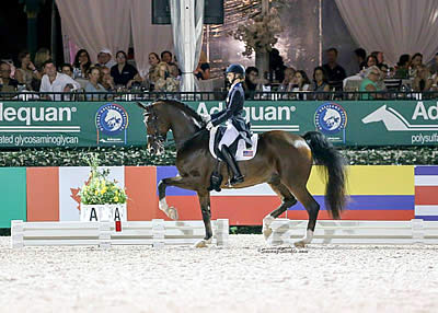 Laura Graves and Verdades Mark Historic Night in the FEI Grand Prix Freestyle CDIO 3*