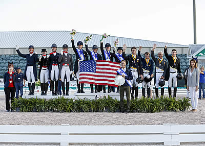 Convincing Win for Team USA as First Official FEI Nations Cup Dressage Season Gets Underway