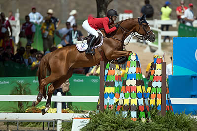 It’s Tight at the Top after First Round of Olympic Team Jumping