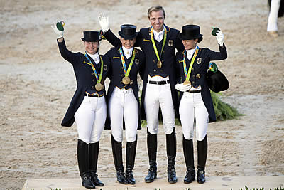 Normal Order Restored as Germany Takes Olympic Dressage Team Gold Once Again