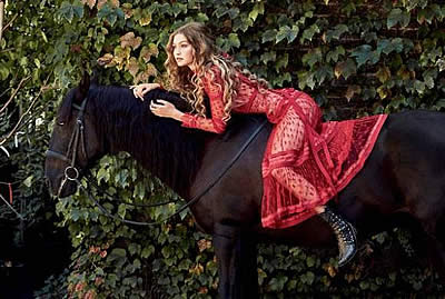 Zulu Interagro Brings Equine Chic to Allure’s December Issue