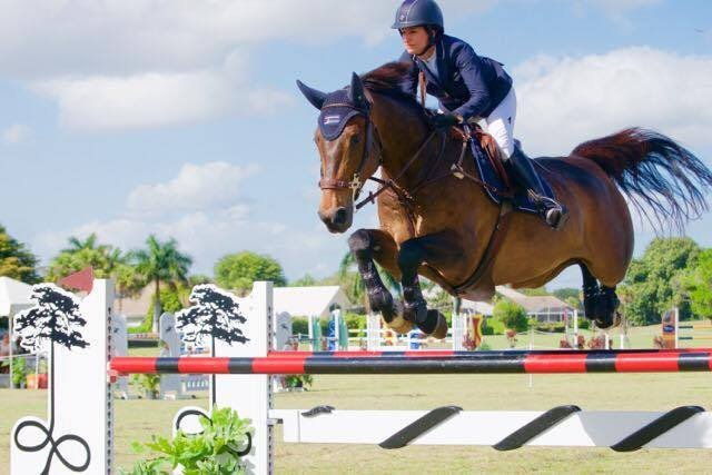 Turf Tour Finale April 1: 1.40m Grand Prix, Jumping on the Grass at Polo West