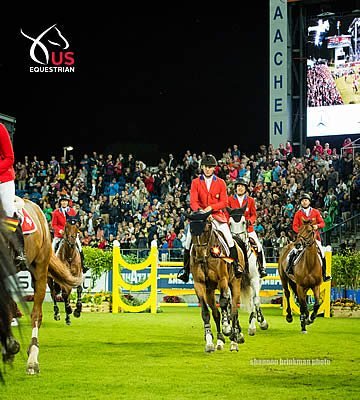 Kraut and Ward Lift US Show Jumping Team to Silver Medal Tie at FEI Nations Cup CSIO5* Aachen