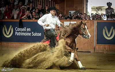 Golds for Belgium, France, Germany and Italy at European and World Reining Championships