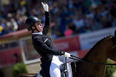 Bettina Hoy Puts Germany in Control at Eventing Championships in Strzegom