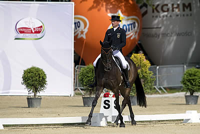 World Eventing Record Total Puts Germans Out in Front after Dressage in Strzegom