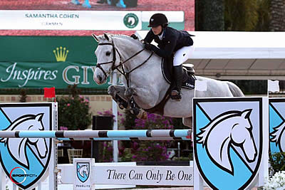 Samantha Cohen and Carmen Win $10k Sleepy P Ranch SJHOF High Junior Jumper Classic