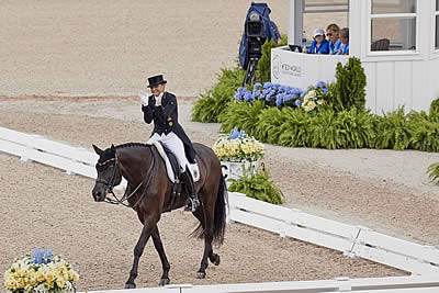 Germans Flex Their Mighty Muscles as Team Dressage Gets Underway