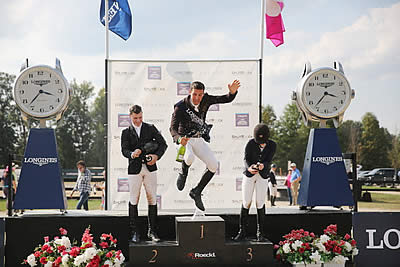 Eugenio Garza Perez Soars, Taking Longines Victory at Columbus