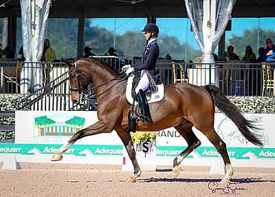 Laura Graves and Verdades Open 2019 Adequan Global Dressage Festival with Victory