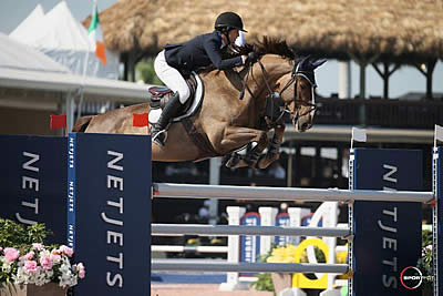 Mckayla Langmeier and Bon Vivant Win $6,000 FEI Bainbridge 1.40m Jumpers CSI 2* at WEF