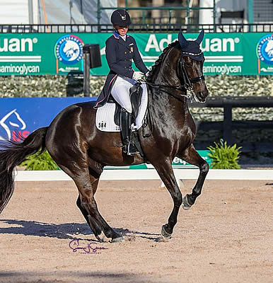 Kasey Perry-Glass and Goerklintgaards Dublet Win FEI Grand Prix CDI-W at AGDF