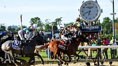 Longines Times Sir Winston’s Victory at 2019 Belmont Stakes