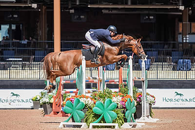 Santiago Lambre and Con Rouet Clinch the Win in $5,000 Horseware Ireland Welcome Stake