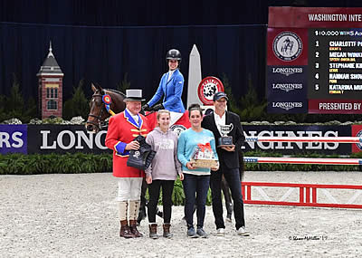 Charlotte Powers Changes Gears to Win $10,000 WIHS Adult Jumper Championship