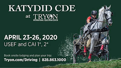 2020 Katydid CDE at TIEC Announced for April 23-26