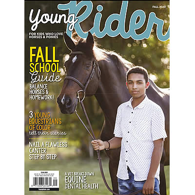 Meet Xavier: Young Rider Magazine’s Fall 2020 Cover Model