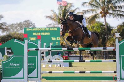Bliss Heers and Antidote De Mars Soar to Success in $50k Adequan WEF Challenge Cup Round 4