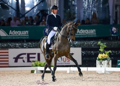 Michael Klimke Claims 3* Freestyle on Youngest Horse in the Class at AGDF