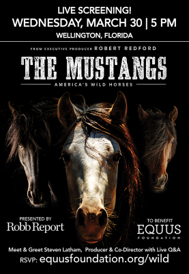 March 30th Live Screening – The Mustangs – America’s Wild Horses