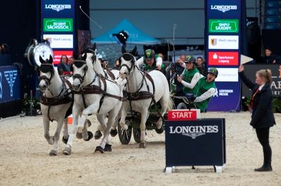 Bram Takes the Lead in FEI Driving World Cup Final