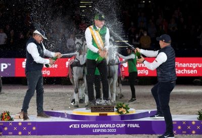 Bram Storms Round to Become FEI Driving World Cup Champion