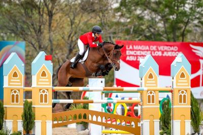 Gabriela Reutter Highest Ranking Female Rider at South American Games