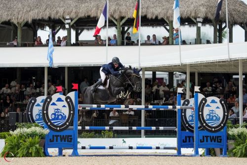 Irish Flag Flies for Daniel Coyle on Final Day of CSIO4* Competition at WEF