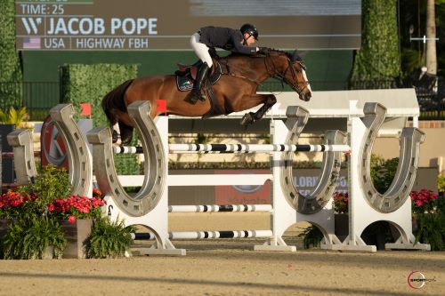 Jacob Pope and Highway FBH Drive Home with Win in $62,500 Florida Coast Equipment CSI2* Grand Prix