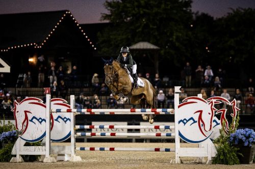 Campbell Brown Claims $75k IHSA Tryon Spring Grand Prix Victory under the Lights